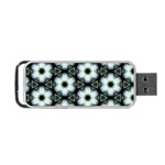 Faux Animal Print Pattern Portable USB Flash (Two Sides) Back