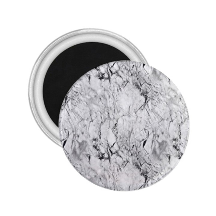 White Marble 2.25  Magnets