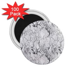 White Marble 2 25  Magnets (100 Pack)  by ArgosPhotography