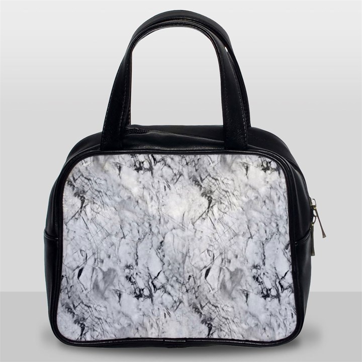 White Marble Classic Handbags (2 Sides)