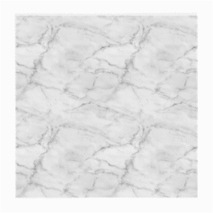 White Marble 2 Medium Glasses Cloth