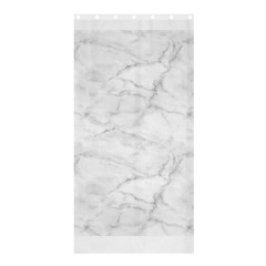 White Marble 2 Shower Curtain 36  X 72  (stall)  by ArgosPhotography