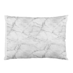 White Marble 2 Pillow Cases (two Sides) by ArgosPhotography