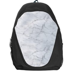 White Marble 2 Backpack Bag by ArgosPhotography