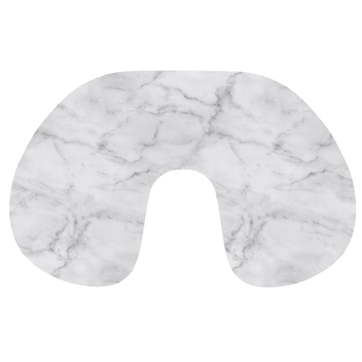 White Marble 2 Travel Neck Pillows