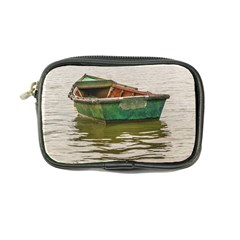 Old Fishing Boat At Santa Lucia River In Montevideo Coin Purse by dflcprints