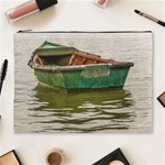 Old Fishing Boat At Santa Lucia River In Montevideo Cosmetic Bag (XL) Front