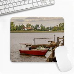 Santa Lucia River In Montevideo Uruguay Large Mousepads by dflcprints