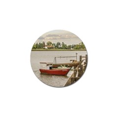 Santa Lucia River In Montevideo Uruguay Golf Ball Marker (4 Pack) by dflcprints