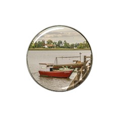 Santa Lucia River In Montevideo Uruguay Hat Clip Ball Marker by dflcprints