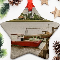 Santa Lucia River In Montevideo Uruguay Star Ornament (two Sides)  by dflcprints