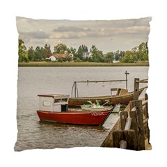 Santa Lucia River In Montevideo Uruguay Standard Cushion Cases (two Sides)  by dflcprints