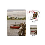 Santa Lucia River In Montevideo Uruguay Playing Cards (Mini)  Back