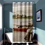 Santa Lucia River In Montevideo Uruguay Shower Curtain 36  x 72  (Stall)  Curtain(36 X72 ) - 33.26 x66.24  Curtain(36 X72 )