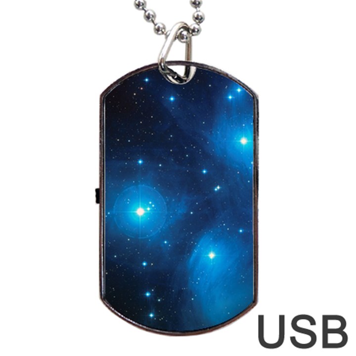 PLEIADES Dog Tag USB Flash (One Side)