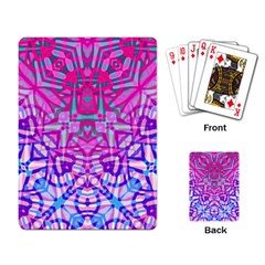 Ethnic Tribal Pattern G327 Playing Card by MedusArt