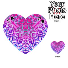 Ethnic Tribal Pattern G327 Playing Cards 54 (heart)  by MedusArt