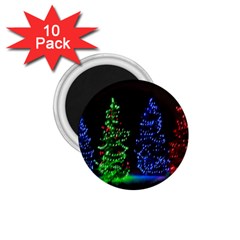 Christmas Lights 1 1 75  Magnets (10 Pack)  by trendistuff