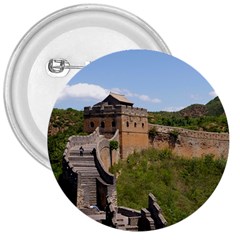 Great Wall Of China 3 3  Buttons by trendistuff