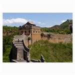 GREAT WALL OF CHINA 3 Large Glasses Cloth Front