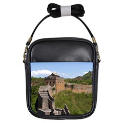 Great Wall Of China 3 Girls Sling Bags by trendistuff