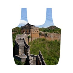 Great Wall Of China 3 Full Print Recycle Bags (m)  by trendistuff