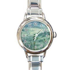 Nature Photo Collage Round Italian Charm Watches by dflcprints