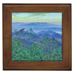 Fantasy Landscape Photo Collage Framed Tiles by dflcprints