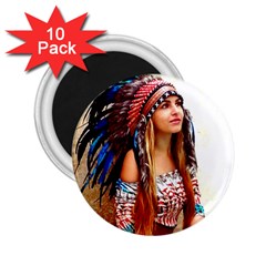 Indian 21 2 25  Magnets (10 Pack)  by indianwarrior