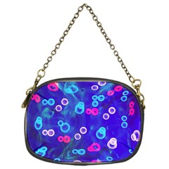 Bubbles On An Abstract Background Chain Purses (two Sides)  by sirhowardlee