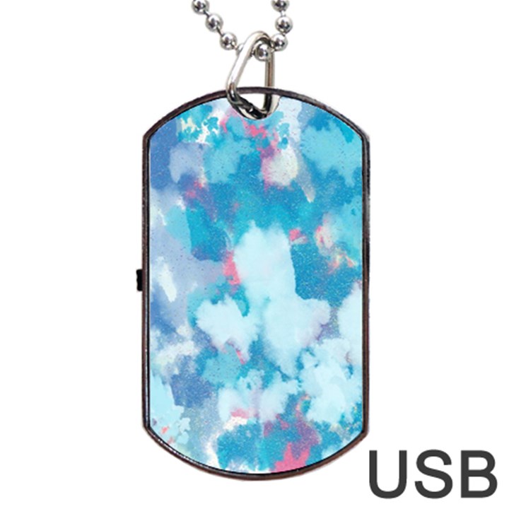 Abstract #2 Dog Tag USB Flash (One Side)