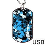 Abstract #8 Dog Tag USB Flash (Two Sides)  Back