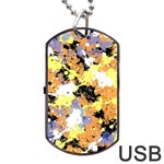 Abstract #10 Dog Tag USB Flash (Two Sides)  Front