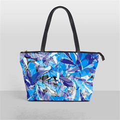 Abstract Floral Shoulder Handbags by Uniqued