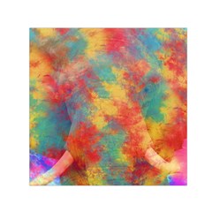 Abstract Elephant Small Satin Scarf (square) by Uniqued