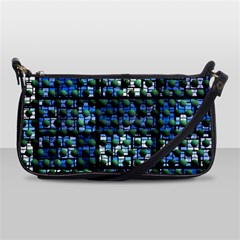 Looking Out At Night, Abstract Venture Adventure (venture Night Ii) Shoulder Clutch Bags by DianeClancy