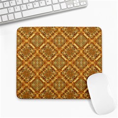 Luxury Check Ornate Pattern Large Mousepads by dflcprints