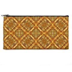 Luxury Check Ornate Pattern Pencil Cases by dflcprints