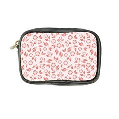 Red Seamless Floral Pattern Coin Purse by TastefulDesigns