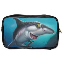 Sharky Toiletries Bags by WaltCurleeArt