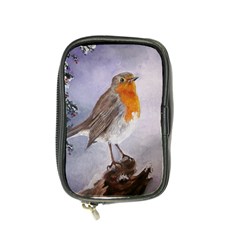 Robin On Log Coin Purse by ArtByThree