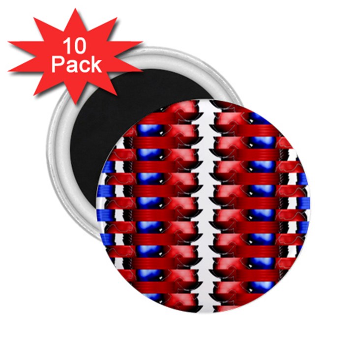 The Patriotic Flag 2.25  Magnets (10 pack) 