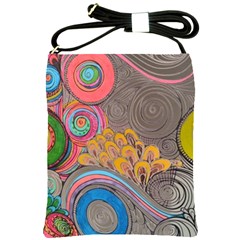 Rainbow Passion Shoulder Sling Bags by SugaPlumsEmporium