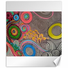 Rainbow Passion Canvas 20  X 24   by SugaPlumsEmporium