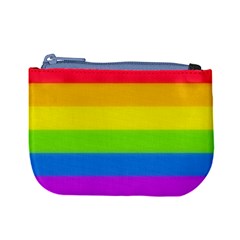 Rainbow Stripes Coin Change Purse by Ellador