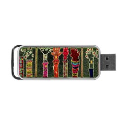 Hands Down! Portable Usb Flash (two Sides) by SugaPlumsEmporium