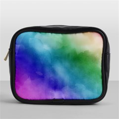 Rainbow Watercolor Mini Toiletries Bags by StuffOrSomething