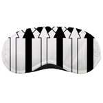 Funny Black and White Stripes Diamonds Arrows Sleeping Masks Front