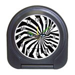 Zebra face Desk Alarm Clock Front