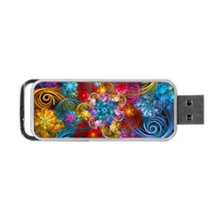 Spirals And Curlicues Portable Usb Flash (two Sides) by WolfepawFractals